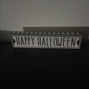 Happy Halloween wooden sign